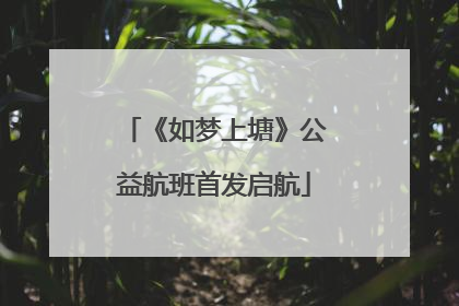 《如梦上塘》公益航班首发启航