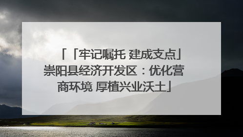 「牢记嘱托 建成支点」崇阳县经济开发区：优化营商环境 厚植兴业沃土
