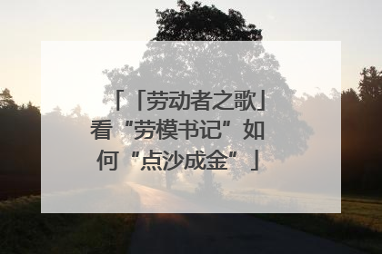 「劳动者之歌」看“劳模书记”如何“点沙成金”