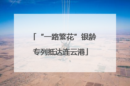 “一路繁花”银龄专列抵达连云港