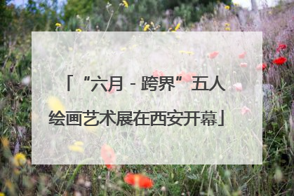 “六月 - 跨界”五人绘画艺术展在西安开幕