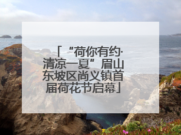 “荷你有约·清凉一夏”眉山东坡区尚义镇首届荷花节启幕