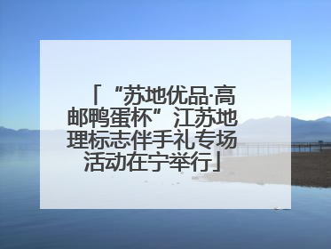 “苏地优品·高邮鸭蛋杯”江苏地理标志伴手礼专场活动在宁举行