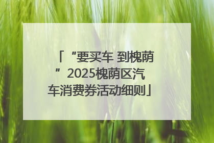 “要买车 到槐荫”2025槐荫区汽车消费券活动细则