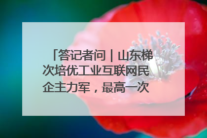 答记者问｜山东梯次培优工业互联网民企主力军，最高一次性奖补500万元