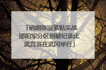 硝烟弥漫紧贴实战 邵阳军分区创破纪录比武竞赛在武冈举行