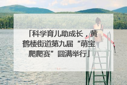 科学育儿助成长，黄鹤楼街道第九届“萌宝爬爬赛”圆满举行