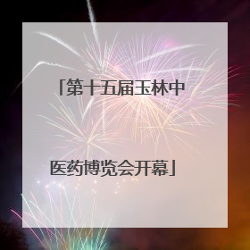 第十五届玉林中医药博览会开幕