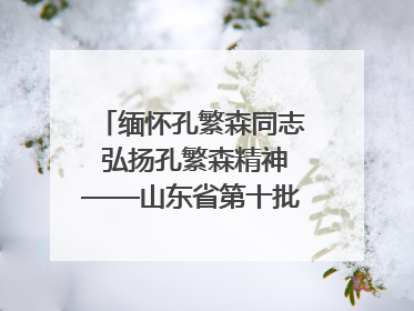 缅怀孔繁森同志 弘扬孔繁森精神——山东省第十批援藏干部人才清明节前到岗巴县开展党性教育