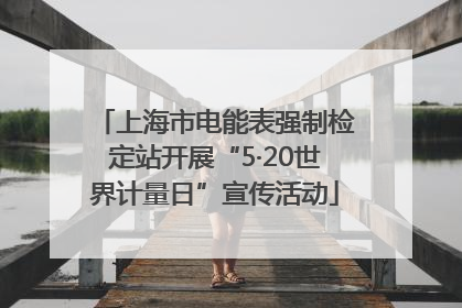上海市电能表强制检定站开展“5·20世界计量日”宣传活动