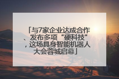 与7家企业达成合作、发布多项“硬科技”，这场具身智能机器人大会蓉城启幕