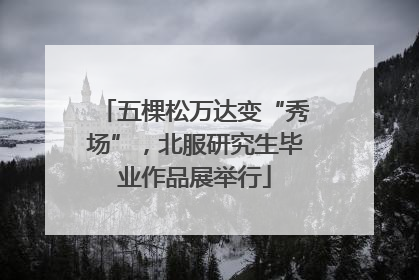 五棵松万达变“秀场”，北服研究生毕业作品展举行