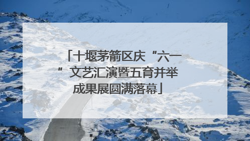 十堰茅箭区庆“六一”文艺汇演暨五育并举成果展圆满落幕