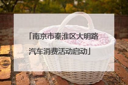 南京市秦淮区大明路汽车消费活动启动