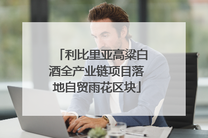 利比里亚高粱白酒全产业链项目落地自贸雨花区块