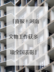 喜报！河南文物工作获多项全国表彰
