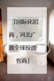 国际化招商，河北广邀全球投资客商