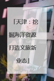 天津：挖掘海洋资源打造文旅新业态