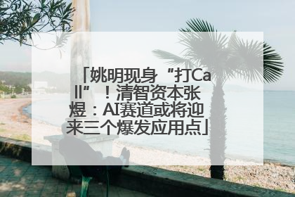 姚明现身“打Call”！清智资本张煜：AI赛道或将迎来三个爆发应用点
