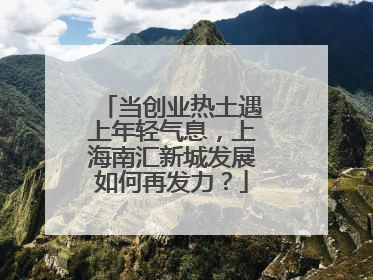 当创业热土遇上年轻气息，上海南汇新城发展如何再发力？