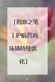 得意之笔丨护航营商环境持续优化