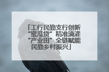 工行民勤支行创新“蜜瓜贷”精准滴灌“产业田”全链赋能民勤乡村振兴