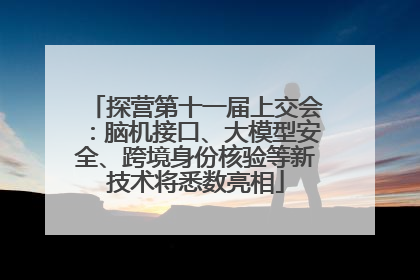 探营第十一届上交会：脑机接口、大模型安全、跨境身份核验等新技术将悉数亮相