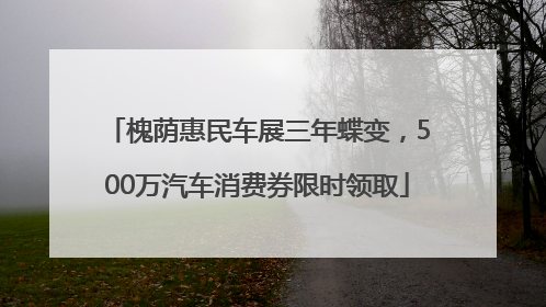 槐荫惠民车展三年蝶变，500万汽车消费券限时领取