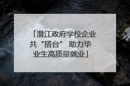 潜江政府学校企业共“搭台” 助力毕业生高质量就业