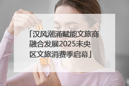 汉风潮涌赋能文旅商融合发展2025未央区文旅消费季启幕