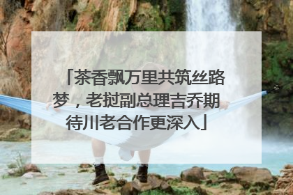 茶香飘万里共筑丝路梦，老挝副总理吉乔期待川老合作更深入