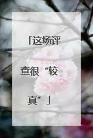 这场评查很“较真”