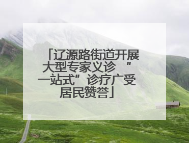 辽源路街道开展大型专家义诊 “一站式”诊疗广受居民赞誉
