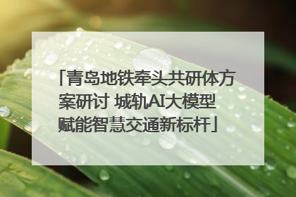 青岛地铁牵头共研体方案研讨 城轨AI大模型赋能智慧交通新标杆