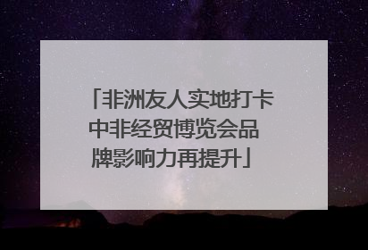 非洲友人实地打卡 中非经贸博览会品牌影响力再提升