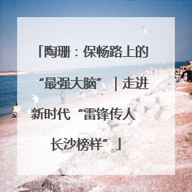 陶珊：保畅路上的“最强大脑”｜走进新时代“雷锋传人 长沙榜样”