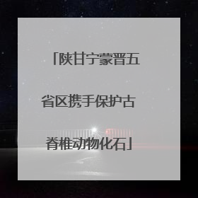 陕甘宁蒙晋五省区携手保护古脊椎动物化石