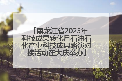 黑龙江省2025年科技成果转化月石油石化产业科技成果路演对接活动在大庆举办