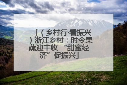 （乡村行·看振兴）浙江乡村：时令果蔬迎丰收 “甜蜜经济”促振兴