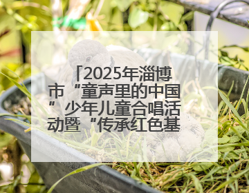 2025年淄博市“童声里的中国”少年儿童合唱活动暨“传承红色基因·七一童心向党”歌咏展演举行