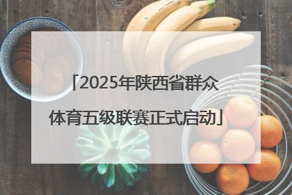 2025年陕西省群众体育五级联赛正式启动